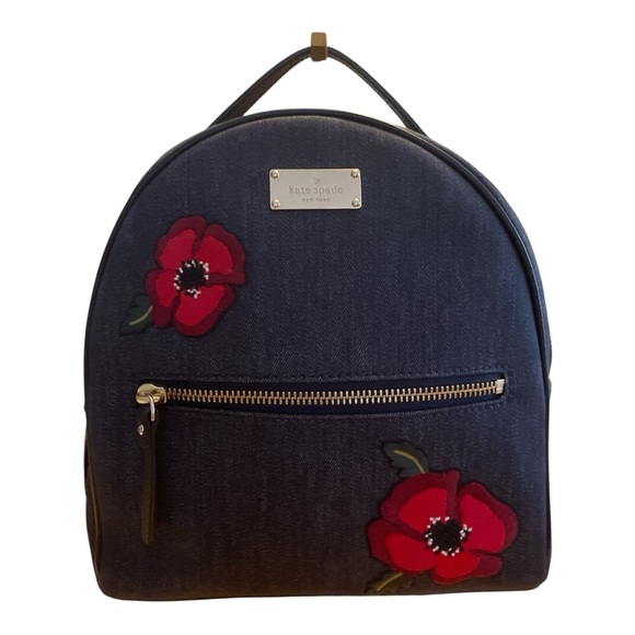 Kate Spade NY Groove Street Poppy Sami Backpack – Stylish Floral Design - Picture 1 of 5